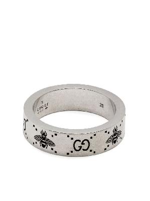 Gucci - Sterling Silver GG Supreme Ring