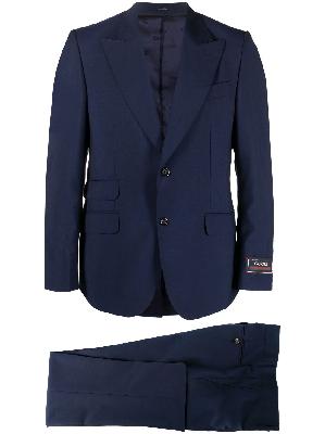 Gucci - Blue Single-Breasted Wool Suit
