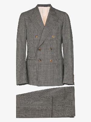 Gucci - Check Wool Dinner Suit