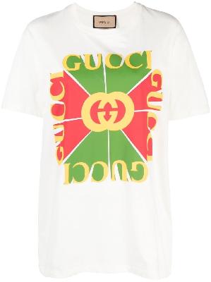 Gucci - Vintage Logo-Print Cotton T-Shirt