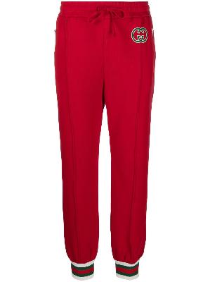 Gucci - Red Logo Patch Track Pants