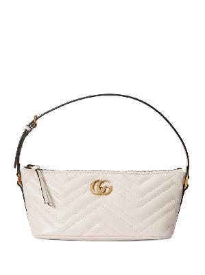 Gucci - White GG Marmont Matelassé Shoulder Bag
