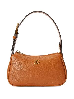 Gucci - Brown Aphrodite Leather Shoulder Bag
