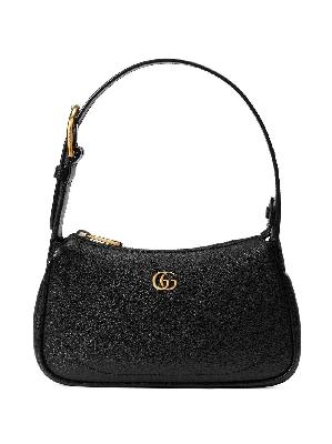 Gucci - Black Aphrodite Leather Shoulder Bag