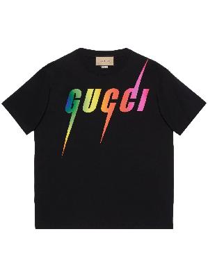 Gucci - Black Gucci Blade Print T-Shirt