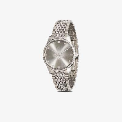 Gucci - Sterling Silver G-Timeless Watch