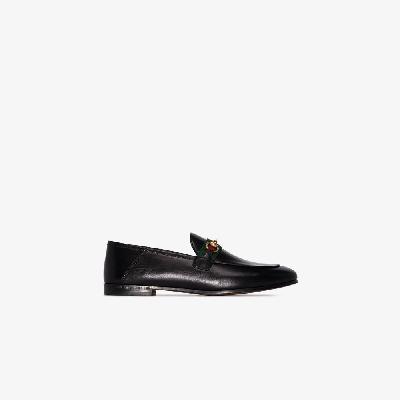 Gucci - Black Horsebit Leather Loafers