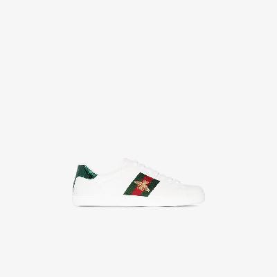 Gucci - White New Ace Leather Sneakers