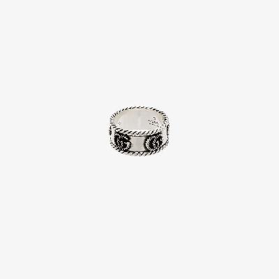 Gucci - Sterling Silver GG Marmont Ring