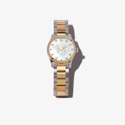 Gucci - Silver And Gold Tone G-Timeless Watch