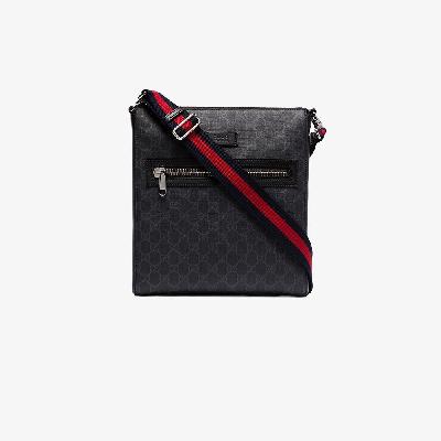 Gucci - Black GG Supreme Messenger Bag