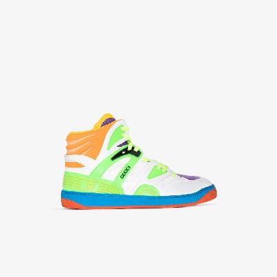 Gucci - Multicoloured Basket High Top Sneakers