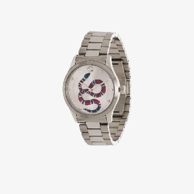 Gucci - Stainless Steel G-Timeless Kingsnake Watch