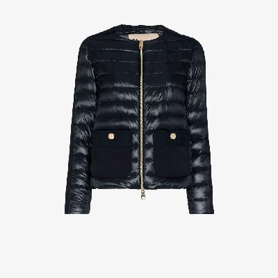 Herno - Ultralight Collarless Quilted Down Jacket