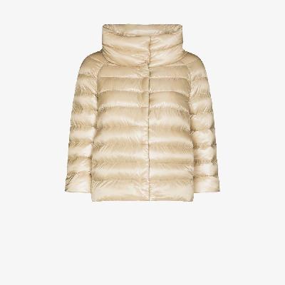 Herno - Neutral Ultralight Quilted Puffer Jacket