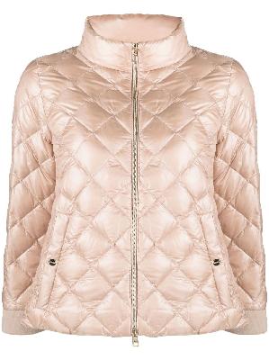 Herno - Pink Diamond Quilted Down Performance Jacket