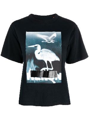 Heron Preston - Black Censored Graphic Print T-Shirt