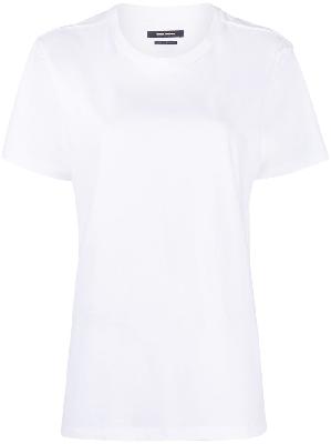 ISABEL MARANT - White Annax Logo Print Organic Cotton T-Shirt