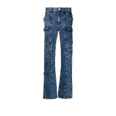 ISABEL MARANT - Blue Vokayo Straight-Leg Jeans