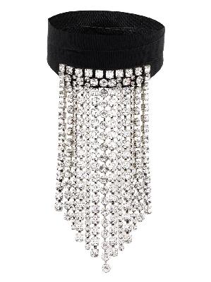 ISABEL MARANT - Silver Midnight Dancing Crystal Choker Necklace