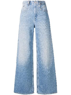 ISABEL MARANT - Blue Lemony Wide-Leg Jeans
