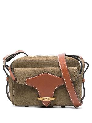 ISABEL MARANT - Khaki Leather Cross Body Bag