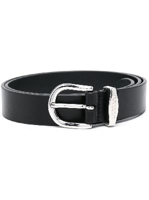 ISABEL MARANT - Black Buckled Leather Belt