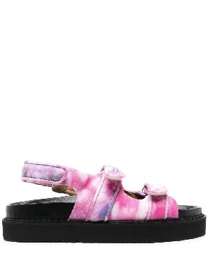 ISABEL MARANT - Pink Madee Tie-Dye Sandals