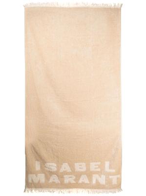 ISABEL MARANT - Neutral Fringed Cotton Bath Towel