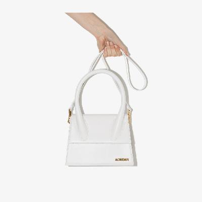 Jacquemus - White Le Grand Chiquito Leather Top Handle Bag