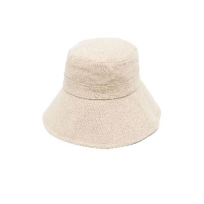 Jacquemus - Neutral Le Bob Linu Linen Bucket Hat