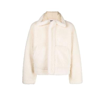 Jacquemus - White Le Manteau Pastre Shearling Jacket