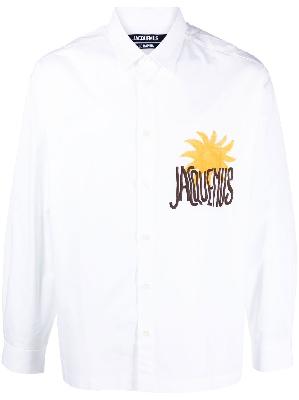 Jacquemus - White Sun Print Logo Shirt
