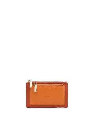 Jacquemus - Orange Le Carre Rectangle Leather Wallet