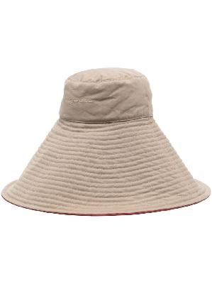 Jacquemus - Neutral Oversized Bucket Hat
