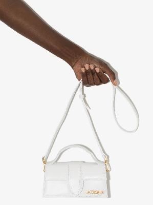 Jacquemus - White Le Bambino Leather Top Handle Bag