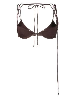 Jacquemus - Brown Le Haut De Maillot Barco Bikini Top