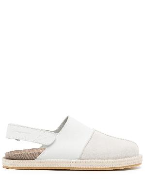 Jacquemus - White Patchwork Leather Mules
