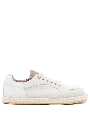 Jacquemus - White Les Chaussures Patchwork Sneakers
