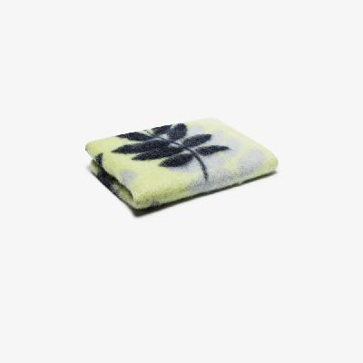 Jil Sander - Green Leaf Intarsia Blanket