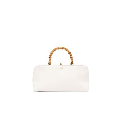 Jil Sander - White Goji Leather Top Handle Bag