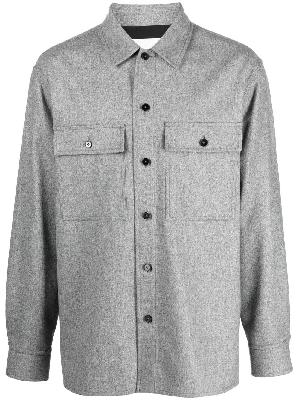 Jil Sander - Grey Wool Shirt Jacket