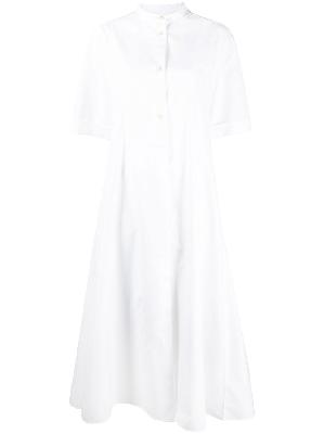 Jil Sander - White Cotton Shirt Dress
