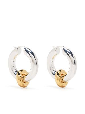 Jil Sander - Silver-Tone Embrace Hoop Earrings
