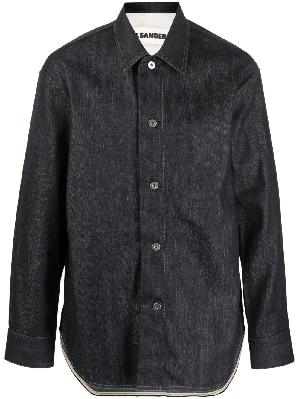Jil Sander - Blue Long Sleeve Denim Shirt