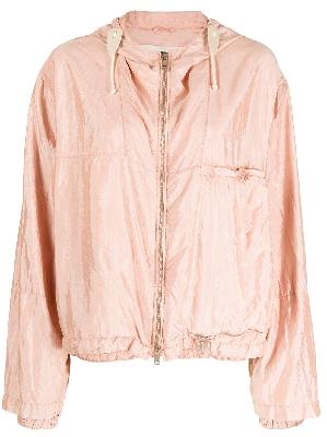 Jil Sander - Pink Packaway Hooded Blouson Jacket
