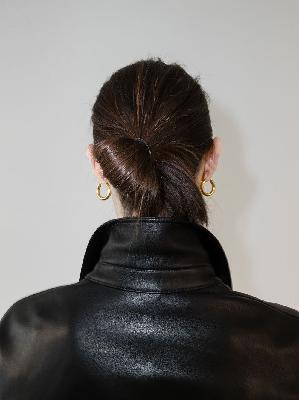 Jil Sander - Gold-Plated Hoop Earrings
