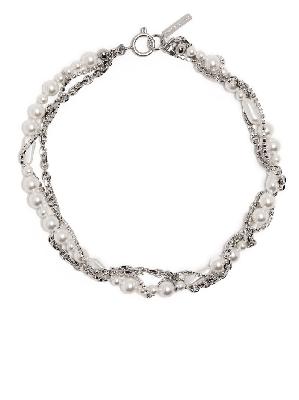 Justine Clenquet - Silver-Tone Taylor Crystal Choker Necklace