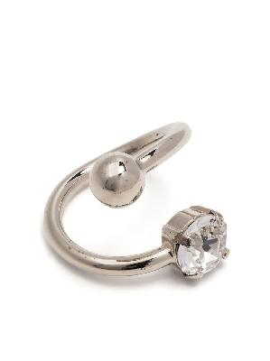 Justine Clenquet - Gold-Plated Maisie Crystal Ring