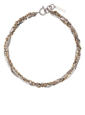 Justine Clenquet - Gold-Tone Lily Choker Necklace